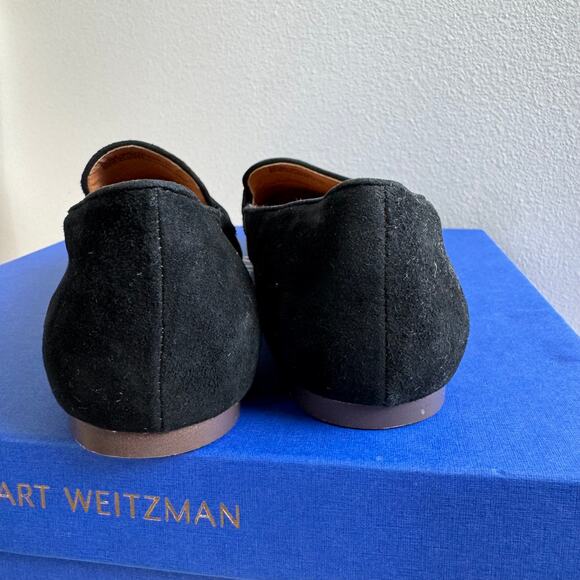 JCREW Black Suede Classic Penny Loafer Size 7.5 - Picture 5 of 11